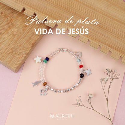 Pulsera Vida de Jesúss - Plata